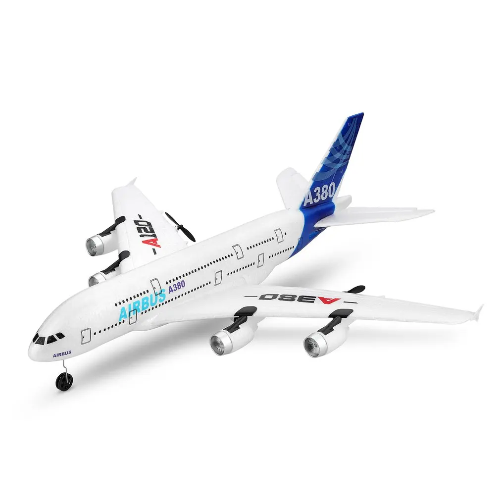 

A120-A380 Airbus 2.4GHz 3CH RC Airplane Fixed Wing Drone Toy Aeromodelling Remote Control Aircraft Six-axis Flight Toys For Kids