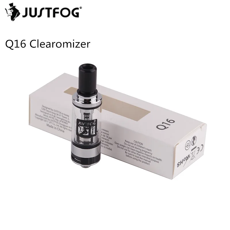 

Original JUSTFOG Q16 Tank Electronic Cigarette Atomizer Replacement Clearomizer for Q16 Vape Pen Kit Only 2ml Tanks 510 Thread