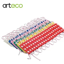 20 шт DC12V Светодиодный модуль SMD 5054 3 светодиодный s инъекций объектив IP65 Водонепроницаемый высокая яркость для световой короб для рекламы знак подсветкой