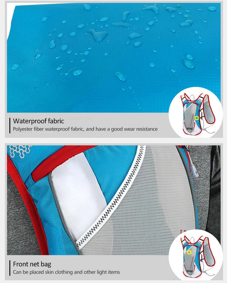 Best 2017  NEW LOCAL LION Cycling Backpack With 1.5L Water bag Marathon For Men Sports Bike Bag Rainproof Mountain Bike Backpack Bags 12