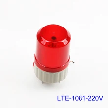 LTE-1081 AC 220V светодиодный Вращающиеся промышленные сигнала сигнальная лампа для башни без зуммера красный цвет желтый, синий; размеры 34–43 зеленый S-80 индикатор светильник