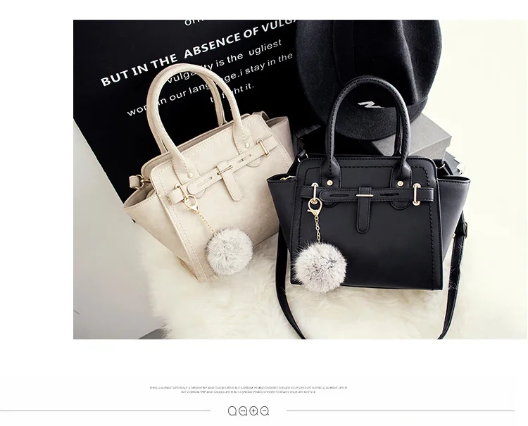 Women Handbag PU Leather Shoulder Tote Bag Fashion Girls Messenger Crossbody Hand Bags Solid Color For Lady Female (11)