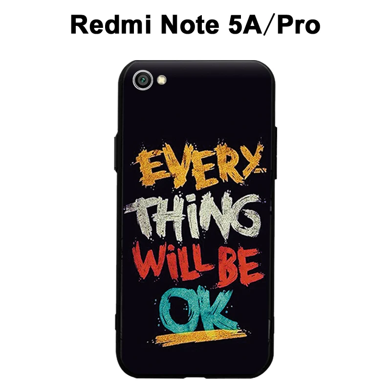 Xiaomi Redmi Note 5A Pro Case 3D Relief Painting Silicone Back Cover For 5 A cover Cartoon Soft | Мобильные телефоны и