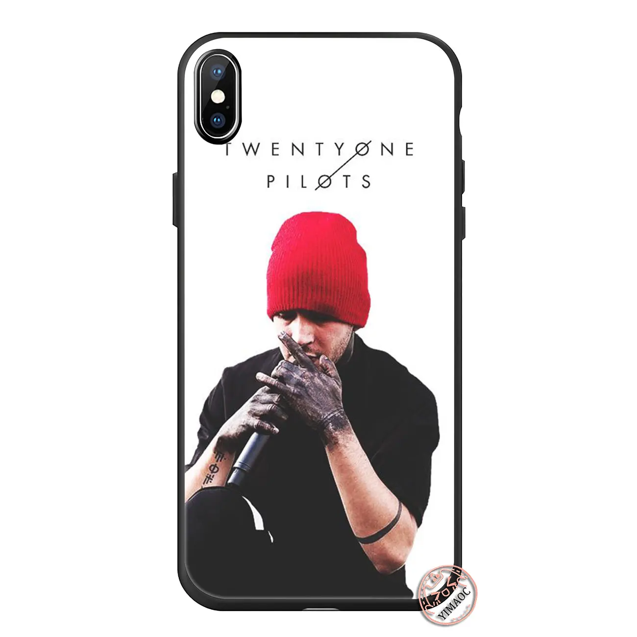 YIMAOC twenty one pilots Trench Мягкий силиконовый чехол для телефона для iPhone 11 Pro XS Max XR X 6 6S 7 8 Plus 5 5S SE 10 TPU черный чехол - Цвет: 1