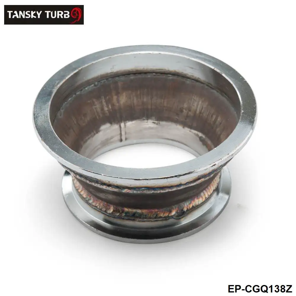 TANSKY - Adapter fit 4" to 3" V-Band Flange For Turbo Charger Elbow Downpipe Manifold EP-CGQ138Z