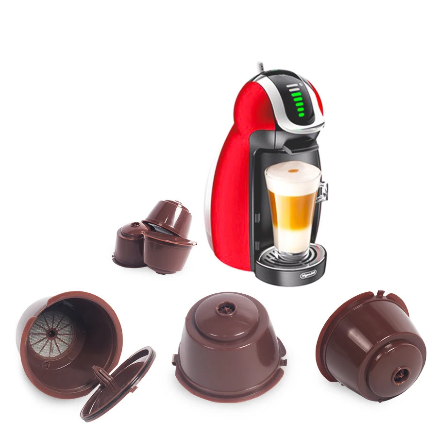 10 шт./упак. мини-капсулы Кофе чашки многоразового Dolce Gusto Кофе Капсула nescafe многоразовые капсулы использовать в 500 раз для дома