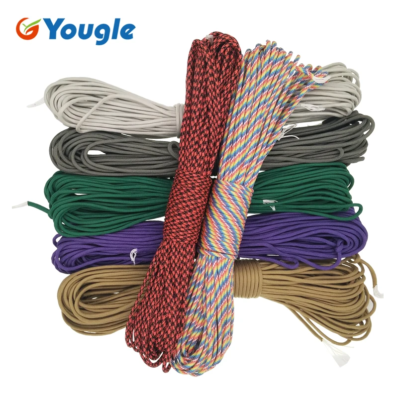 Yougle 100ft 31 متر 7 فروع £ paracord الحبل اليابس الكاملة cuerda escalada mil spec نوع معدات التخييم بقاء خيمة 25-31 Yougle 100ft 31 متر 7 فروع £ paracord الحبل اليابس الكاملة cuerda escalada mil spec نوع معدات التخييم بقاء خيمة 25-31