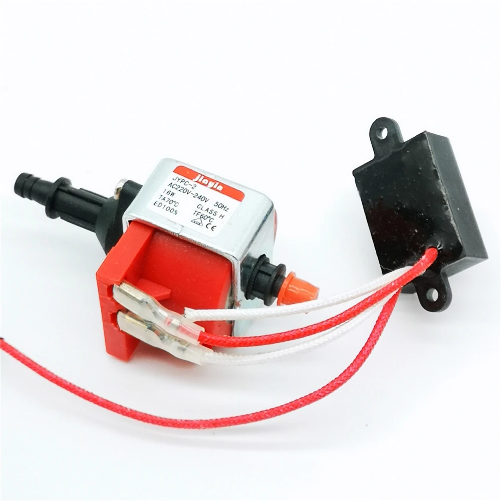 

2PCS/LOT 220V 16W Electromagnetic Water Pump High-pressure Reciprocating Piston Pump for Steam Cleaner Mop Garment Steamer