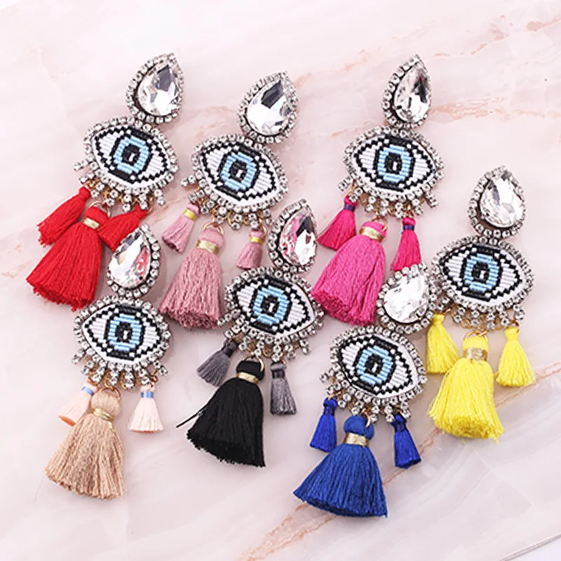 many color kind earrings