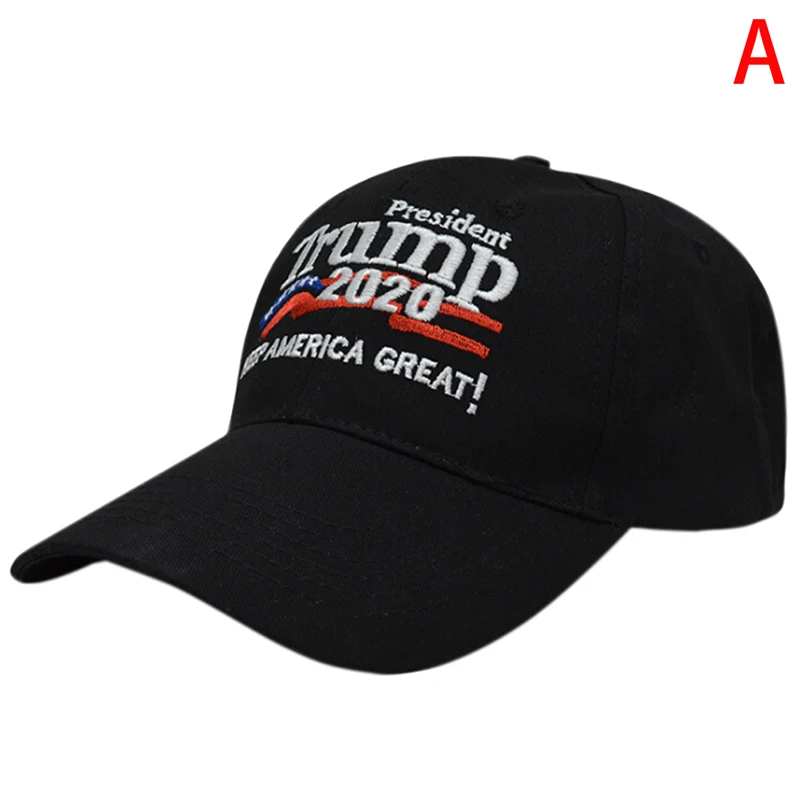 Unisex Adjustable Republican Red Black Hat Re-Election Keep America Great Embroidery New Cap Cotton Baseball Hat - Цвет: as picture