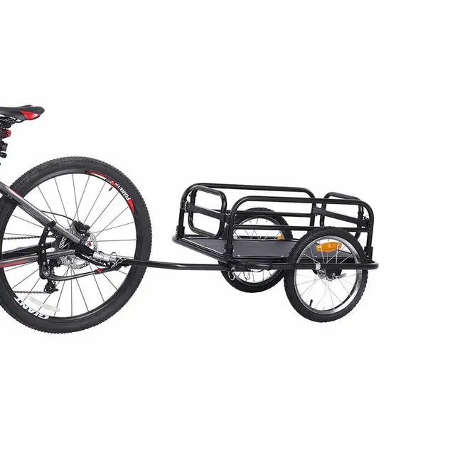 $US $226.09 16inch Big Wheel Bicycle Trailer Large Capacity Foldable Bicycle Cargo Trailer Air Wheels Wagon for