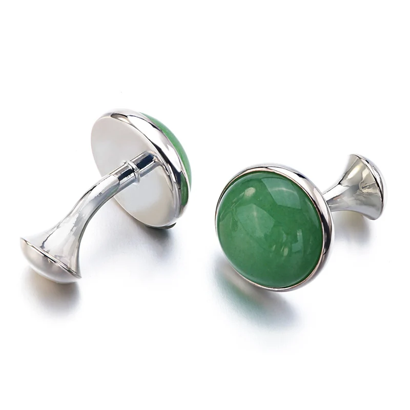Green Stone Cufflinks (1)