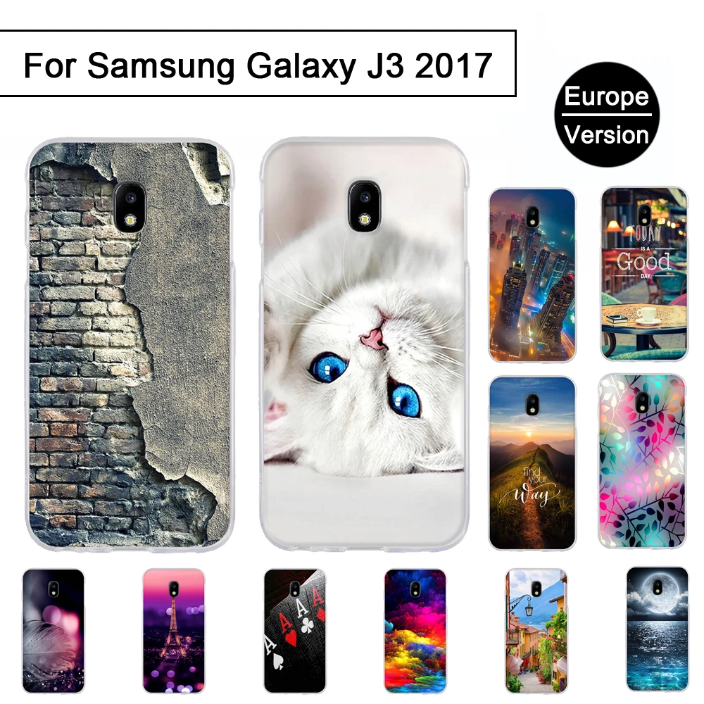 Case For Samsung Galaxy J3 17 Eu J330f J3 Pro 17 Tpu Case Back Soft Silicone Cover For J3 17 Eu Version Cover Phone Shells Phone Case Covers Aliexpress