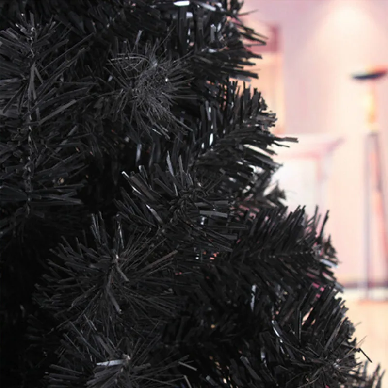 4 размера Висячие орнаменты снежинки декор черная Рождественская елка украшения enfeite De Natal украшения набор MCC261-271