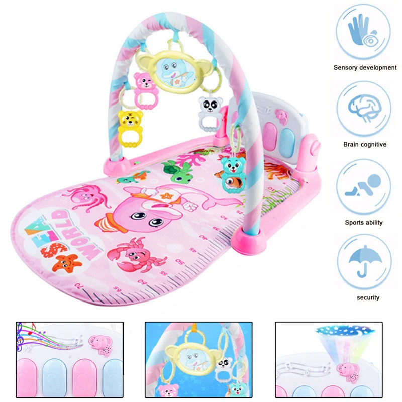 baby girl play gym
