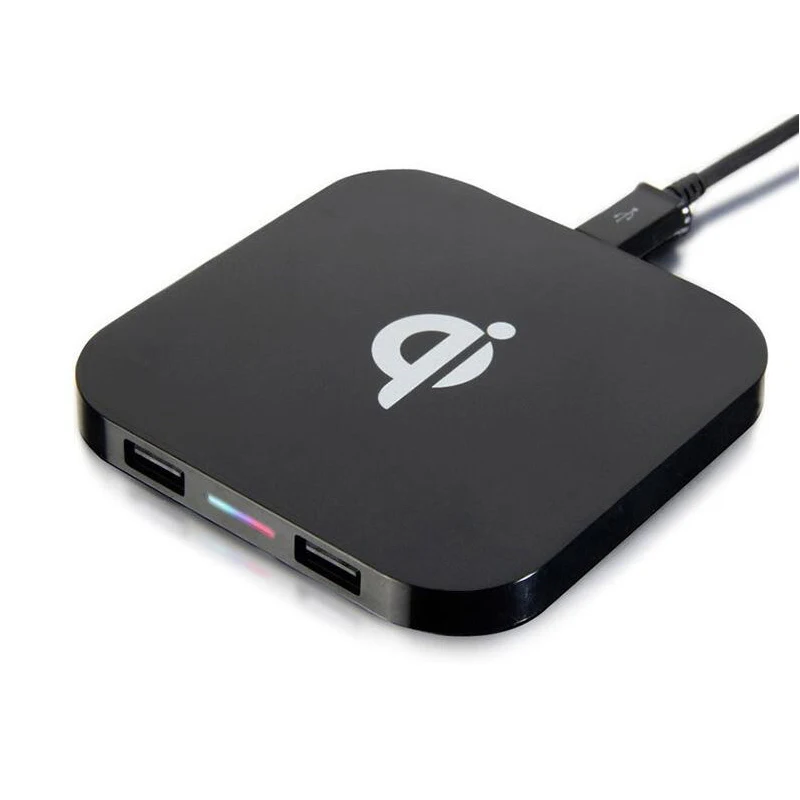 

2 USB Port Wireless charger Pad Wireless charging base For Samsung Galaxy S6 Edge+ S7 Edge S8 Note5 IPhoneX 8Plus LG V30 Nexus6