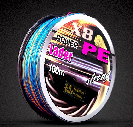 Fishing Line 100m PE Multifilament Braided Fishing Line Ocean Fishing