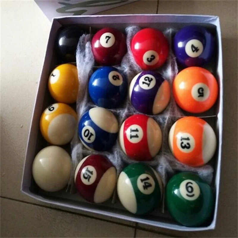 52,5 мм Стандартный американский Карманный бассейн американские billards прочные шарики для бассейна - Цвет: Многоцветный