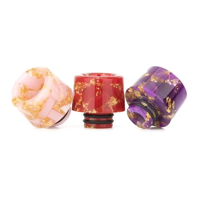

New Colorful Design 510 Drip Tip Resin Electronic Cigarette Mouthpiece For RDA RBA Vaper Accessories