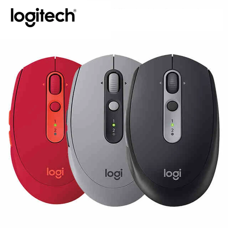 Logitech M590 Беспроводной Мышь, объединяющее Bluetooth двухрежимный 2,4G Wirelss мини немой беззвучная Мышка для компьютера ноутбука мышь