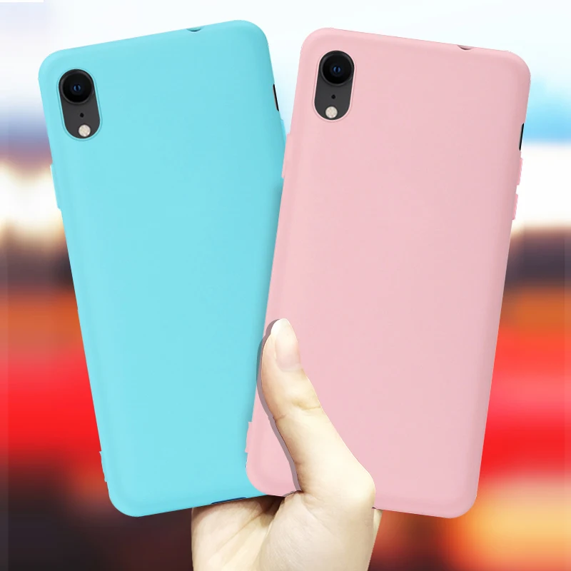 

Solid Color TPU Phone Case For iPhone XS 6s 6 Plus Plain Matte Cover For iPhone X XR XS Max Slim Cover For iPhone 7 8 Plus Capa
