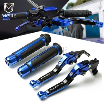 

Motorcycle CNC Adjustable Brake Clutch Levers Handlebar Hand Grips For Suzuki KATANA GSX1100F GSX 1100 GSX1100 F 1991-1993 1992