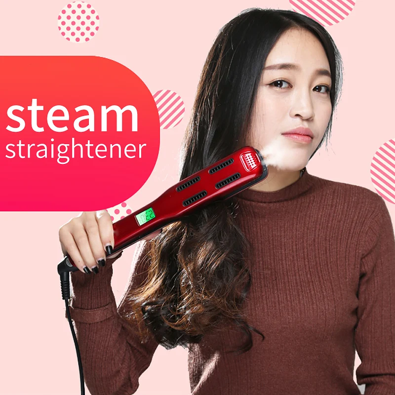 

Professional steam fast hair straightener brush/curler Ceramic Vapor Electric Straightening brush/comb/Irons Hair Styling Tools