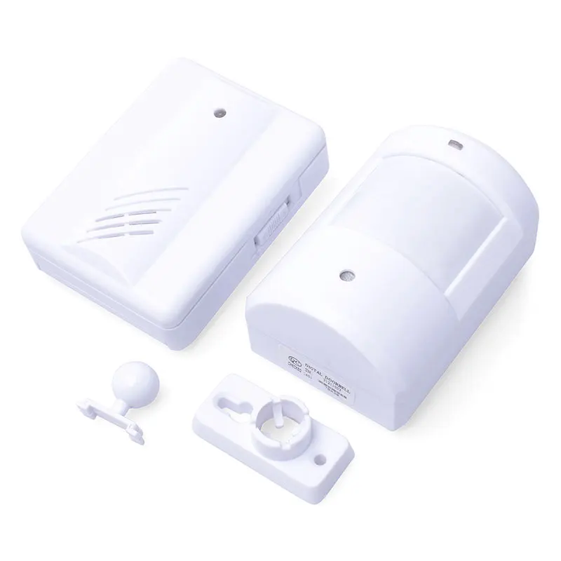 

Wireless Infrared Monitor Motion Detector Entry Door Bell Alarm Welcome Chime