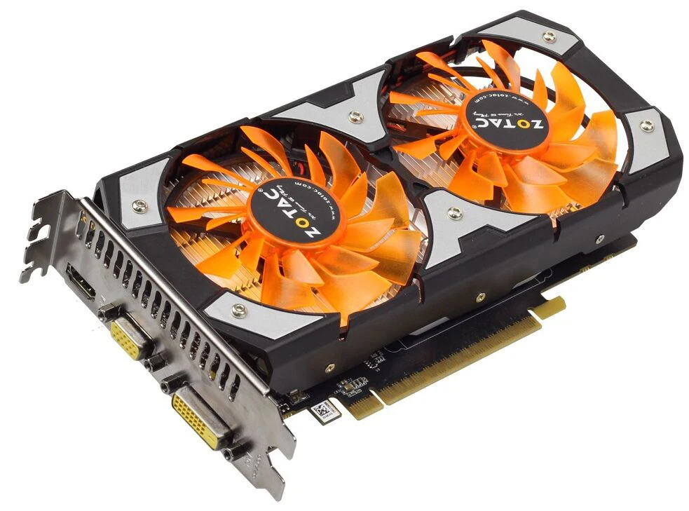 Б/у оригинальная видеокарта ZOTAC GTX 750Ti-2GD5 GDDR5 видеокарты для nVIDIA GeForce GTX750 Ti 2GB GTX 750 TI 2G 1050ti Hdmi