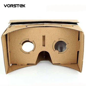 High quality DIY Magnet Google Cardboard Virtual Reality VR Mobile Phone 3D Viewing Glasses For 5.0