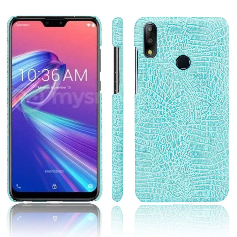 

Soft PU Leather Ultra Slim Thin Mobile Phone PC Cover Protective Back Case For Asus Zenfone Max Shot ZB631KL for Business Men