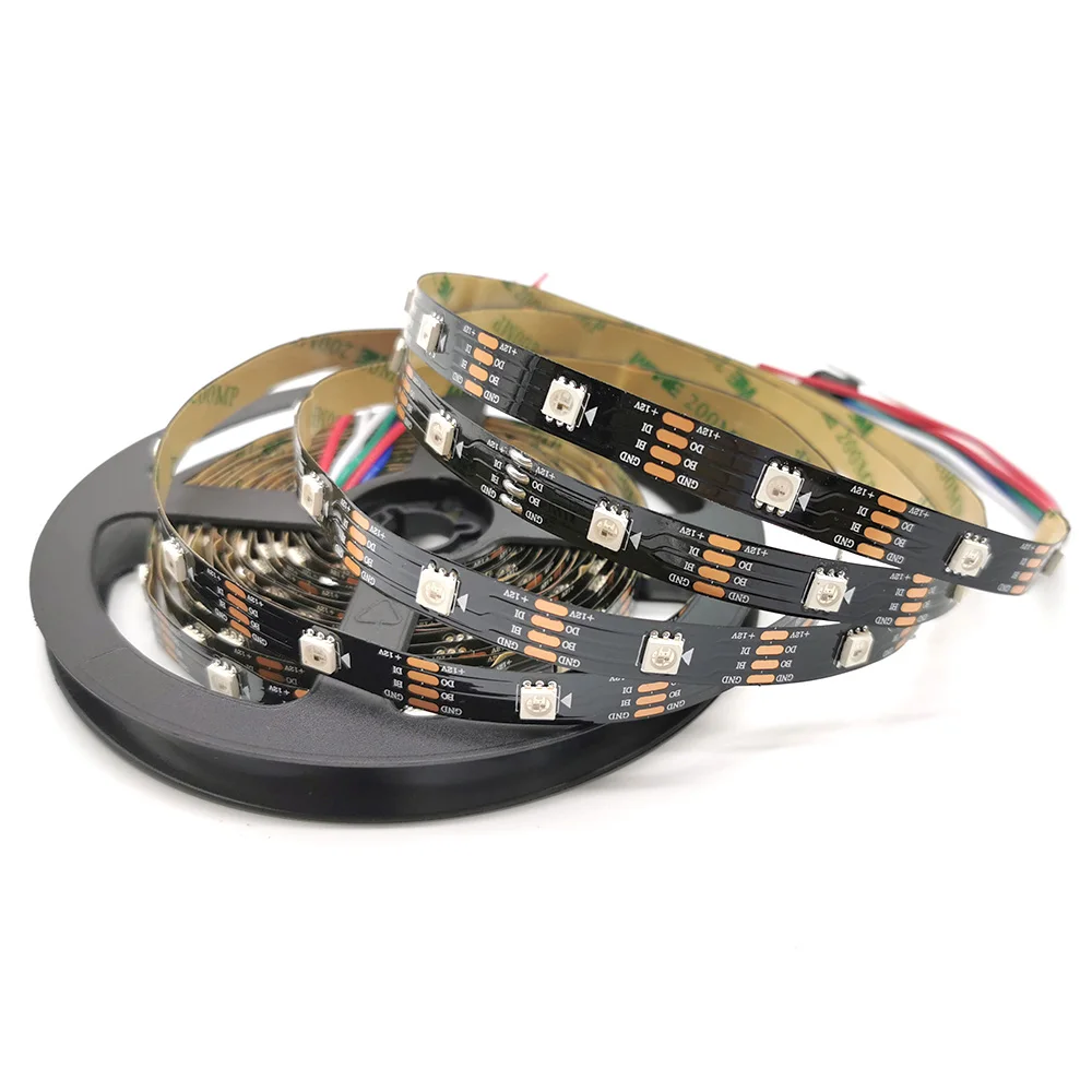 Светодиодный ленточный светильник WS2815 12 в пост. Тока (WS2812B/WS2813) RGB индивидуально