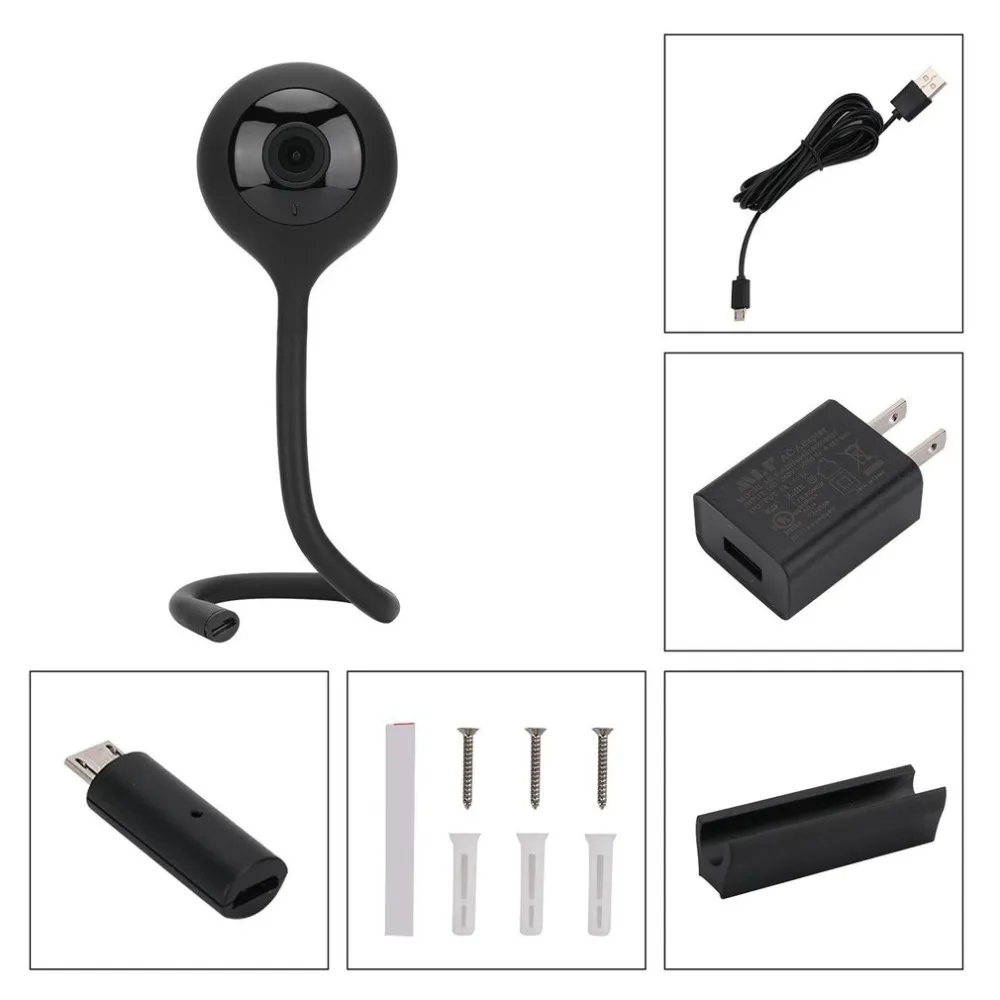 

100W 720P Color Sensor Baby Monitor Camera Support 128G SD Card Baby crying alarm 110 degree smart camera