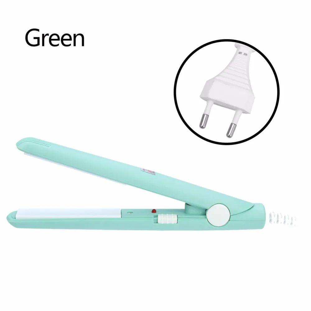 Мини утюжок для выпрямления волос с евровилкой 220 В|hair flat iron|flat ironhair straightener irons |