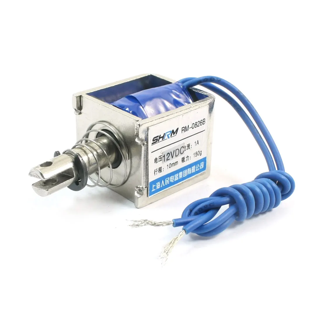 

UXCELL Rm-0826B Dc12v 150G Force 10Mm Stroke Linear Motion Open Frame Two Wired Pull Type Solenoid Electromagnet