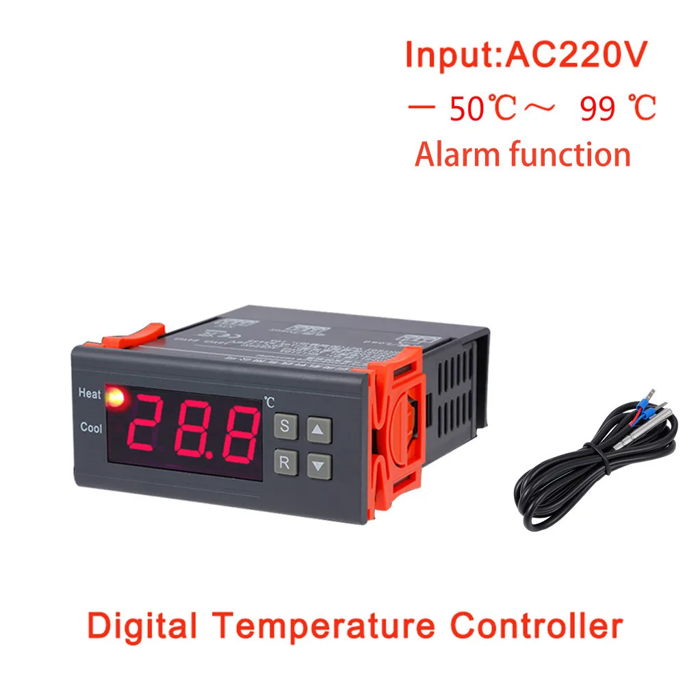 

220V-termometro-Digital-Thermostat-Electronic-high-Temperature-Control-Table-Refrigeration-Heating-Controller-Thermal-Regulator