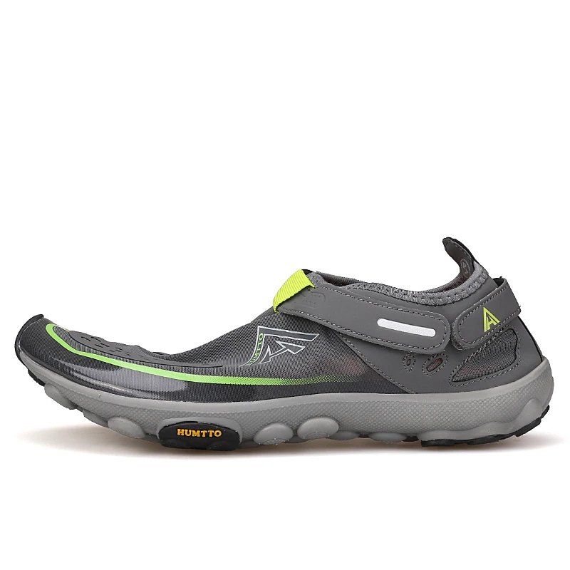 Мужские летние уличные сандалии для прогулки с открытым носком; водонепроницаемая обувь для мужчин; Мужская обувь для рыбалки; акваобувь для скалолазания; горные кроссовки - Цвет: Gray 2