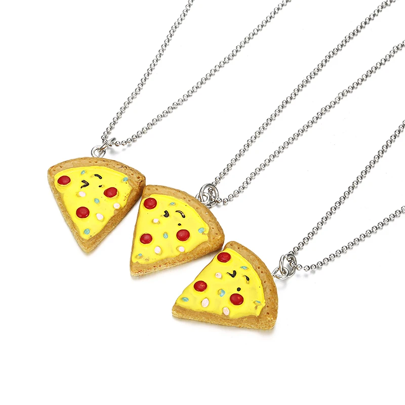 Ожерелье Best Friends Forever, 6 шт. в 1 наборе, ожерелье с пиццей или брелок, лучшие подарки для друзей