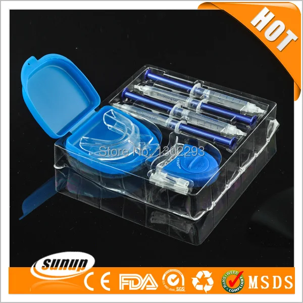 White Light Teeth Whitening System LED tooth Whiten Kit Personal Dental
