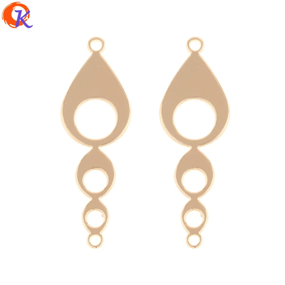 

Cordial Design 50Pcs 15*46MM Jewelry Accessories/Earring Connectors/DIY/Irregular Geometry Shape/Hand Made/Earring Findings