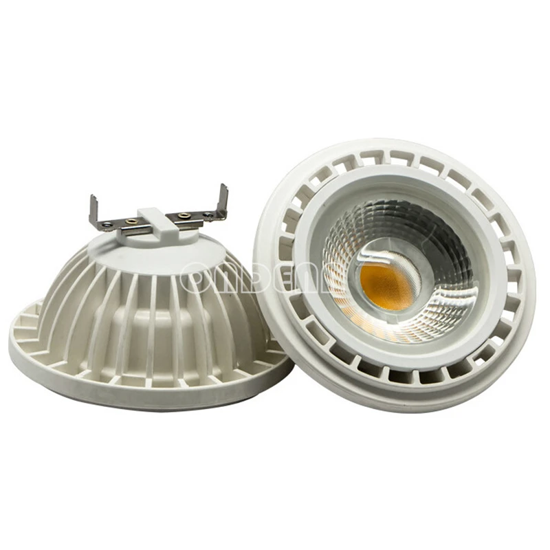 Бесплатная доставка Dimmable AR111 15 Вт COB LED светильник G53 Лампа GU10 прожектор AC85 265V