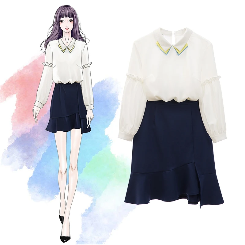 2019 элегантные весенние туфли с ремешками Для Женщин Офисная Женская рубашка +