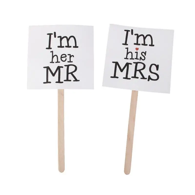 

1 Set "Mr&Mrs" Letter Garland Banner Photo Booth Wedding Party Photography Props