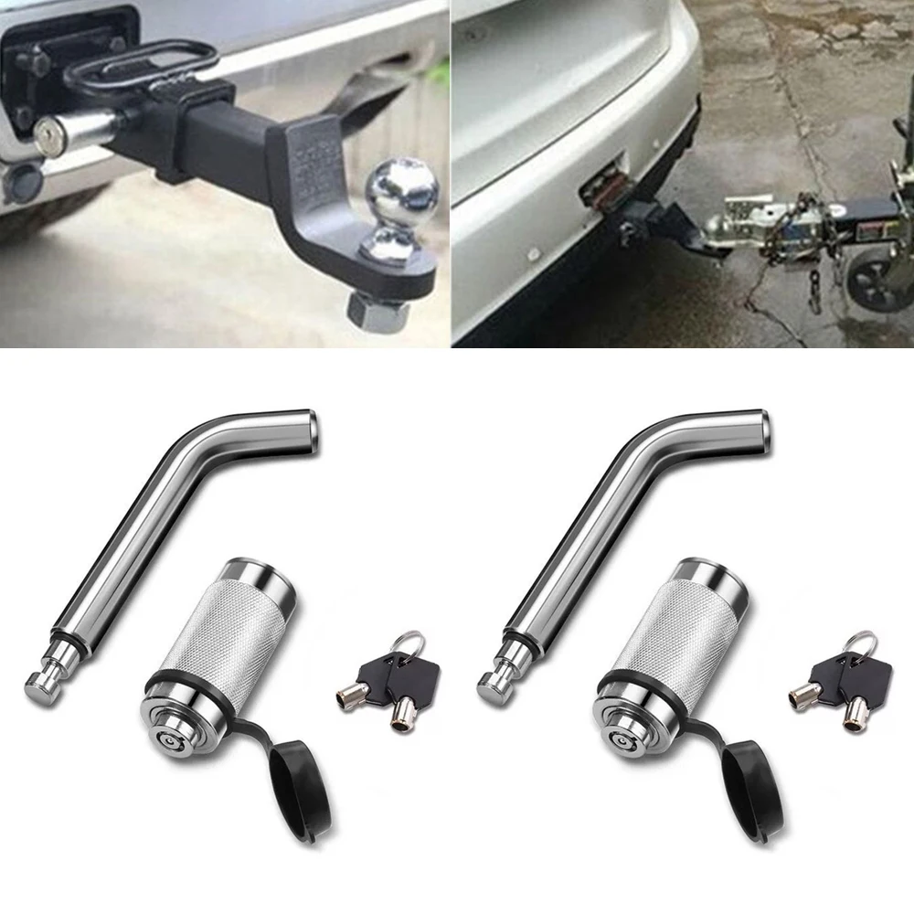 

Locking Hitch Pin Trailer Coupler Lock Set Truck Trailer Receiver Lock Security Securely Attach Tow Ball Mount to Tow Bar