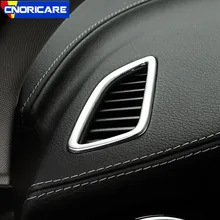 CNORICARC In Acciaio Inox Cruscotto Aria Condizionata Presa di decorazione cornice per Mercedes Benz GLC X253 classe C W205 15-17