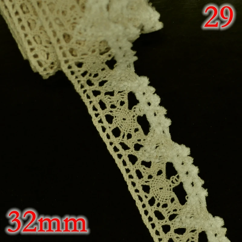 5 ярдов(4,5 м)/партия вышитые хлопковые кружевные Швейные аксессуары для рукоделия ручной работы для одежды/сумки/свадьбы/рождества/скрапбукинга