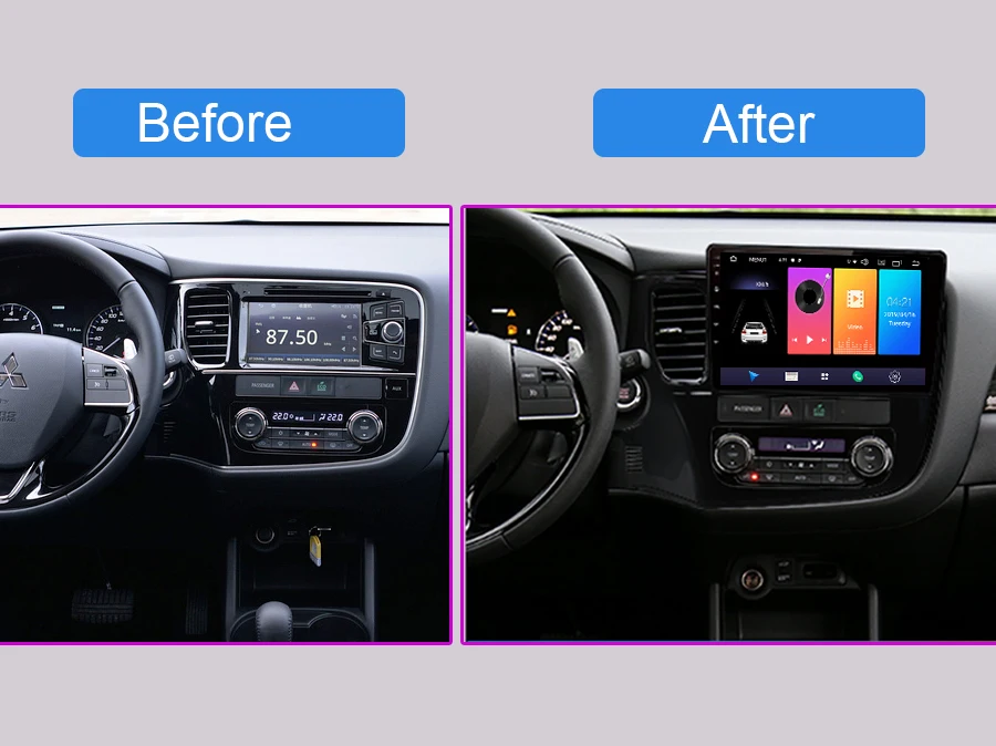 Flash Deal 10.1" 2din Android 8.1 9.0 Car DVD Player for Mitsubishi Outlander 3 2013 2014 2015 2016 2017 2018 Car Radio GPS Navigation WIFI 5