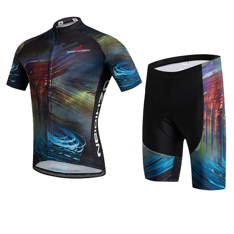 Download Mens Cycling Jersey Short Sleeve Cycling Clothing Set Bike ...