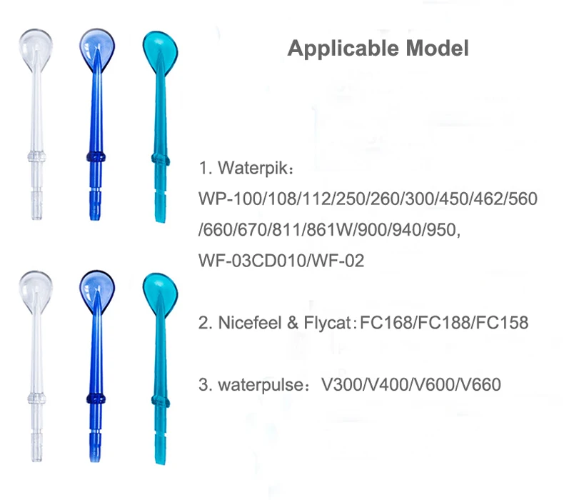 Сменное сопло для очистки языка, совместимое с ирригатором для полости рта Waterpik, удаляет покрытие, освежает дыхание