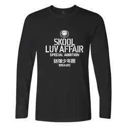 LUCKYFRIDAYF BTS модный дизайн унисекс спортивные футболки футболка женская мужские футболки повседневные толстовки с длинным рукавом Топы 4XL